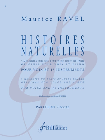 Histoires naturelles. Conducteur Visual